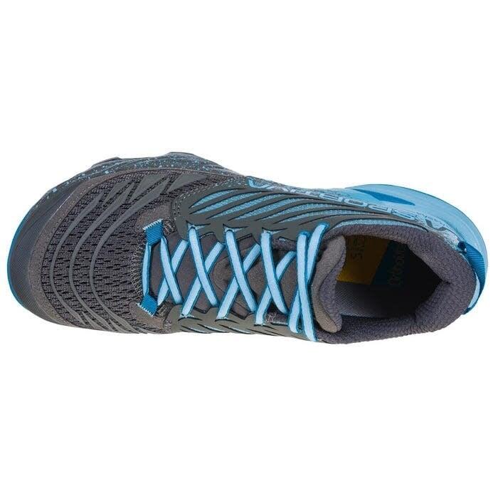 Zapatillas Trailrunning Mujer - Akasha W - Carbon/Pacific Blue