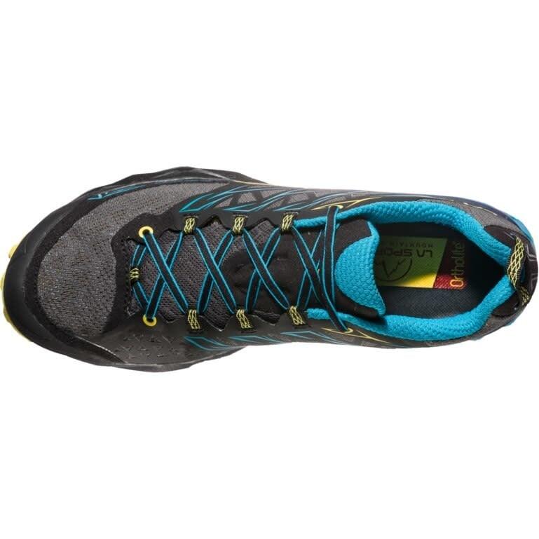 Calçado de trailrunning homem - Akyra - Carbono/Azul Trópico 3/5