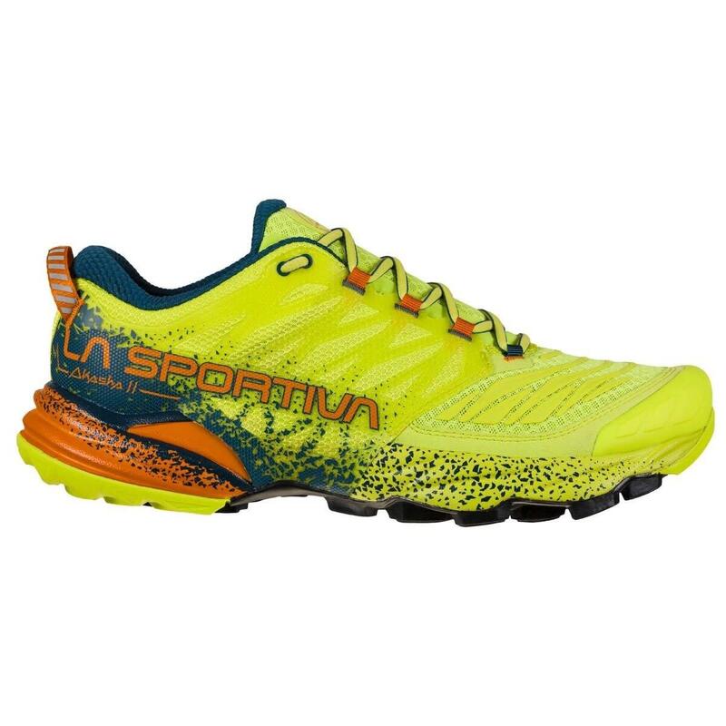 Zapatillas Trailrunning Hombre - LA SPORTIVA Akasha II - Lime Punch/Hawaian Sun