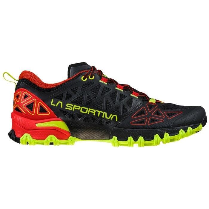 La Sportiva - Chaussure Trail Homme - Bushido Ii - Black/goji - Chaussures De Sport - Jaune|noir|rouge - Decathlon