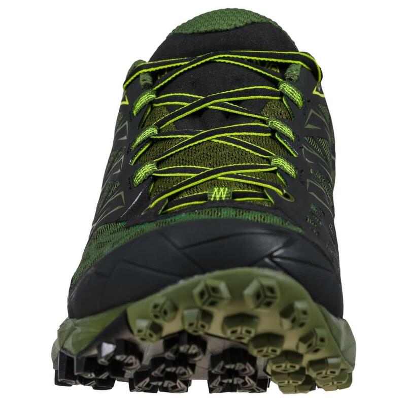 Zapatillas Trailrunning Hombre - Akyra - Olive/Neon