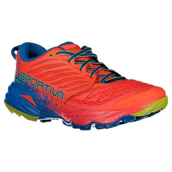 Zapatillas Trailrunning Hombre - Akasha - Poppy/Neptune