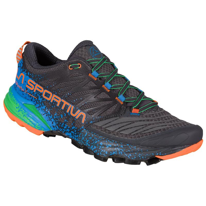 Zapatillas Trailrunning Hombre - Akasha II - Carbon/Flame