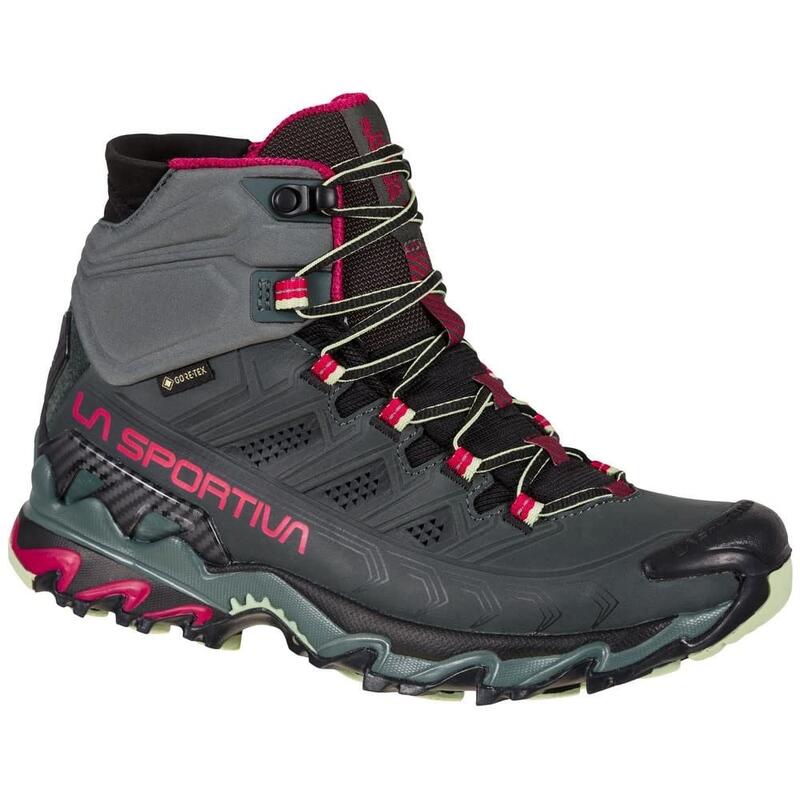 Botas De Senderismo Mujer - Ultra Raptor II MID Leather W GTX - Charcoal/Cerise