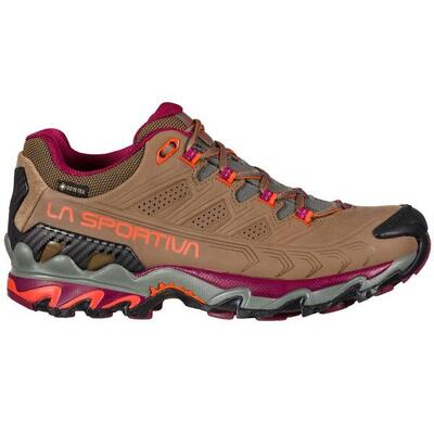 Wanderschuhe Damen - Ultra Raptor II Leather Wide W GTX - Taupe/Red Plum