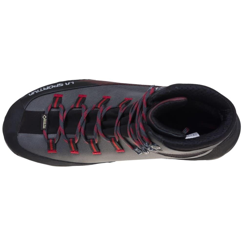 Botas De Senderismo Hombre - LA SPORTIVA Trango Trk Leather GTX - Carbon/Chili 5/7