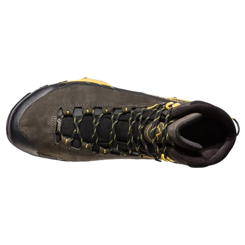 Botas de caminhada homem - TX5 GTX - Carbono/Amarelo