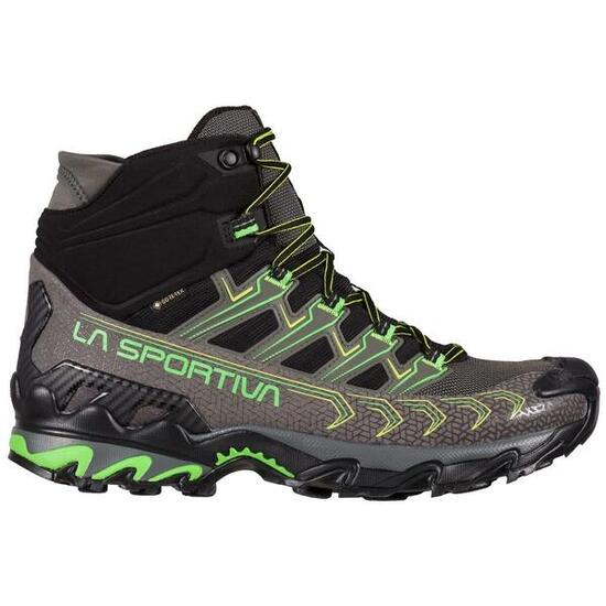 Botas De Senderismo Hombre - LA SPORTIVA Ultra Raptor II Mid GTX - Metal/Green