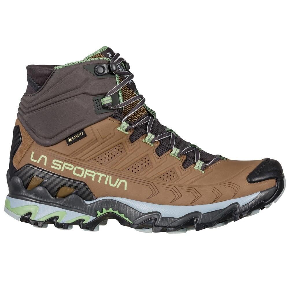 La Sportiva - Chaussure Rando Femme La Sportiva "ultra Raptor Ii Mid Leather Gtx" Marron 40,5 - Boots - Marron|vert - Decathlon