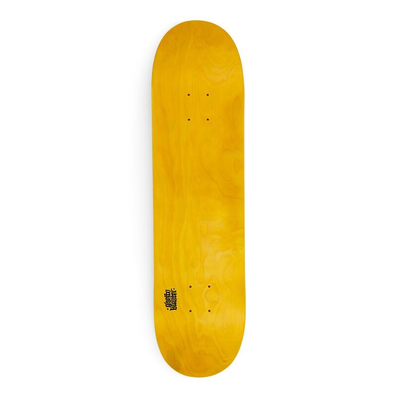 Skateboard-Deck Small Logo Yellow 8.0"