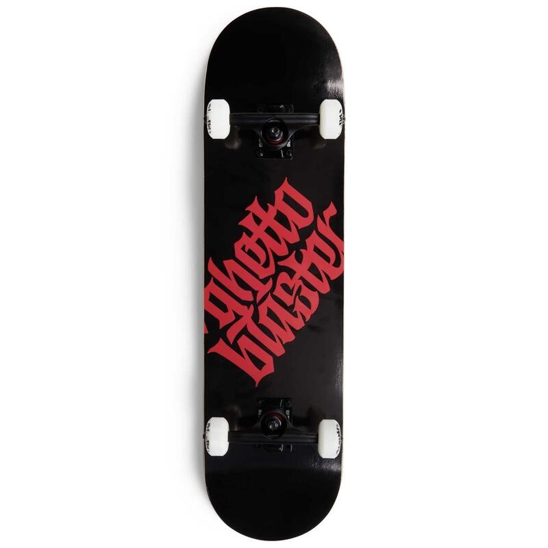 Compleet skateboard om te beginnen Logo Blk red 8.125"