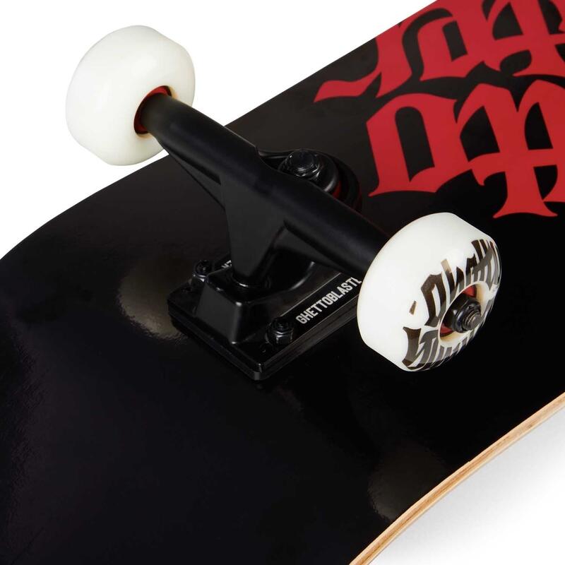 Compleet skateboard om te beginnen Logo Blk red 8.125"