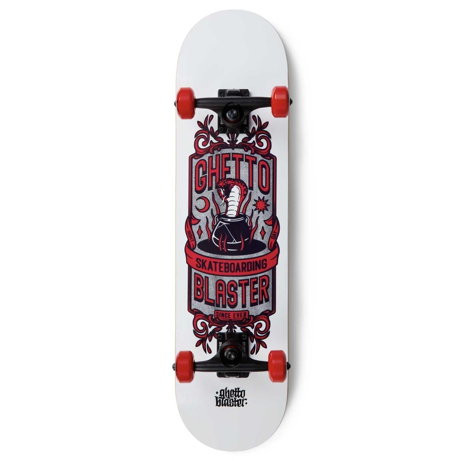 GHETTOBLASTER Skateboard Completo per iniziare Kobra red 7.8"