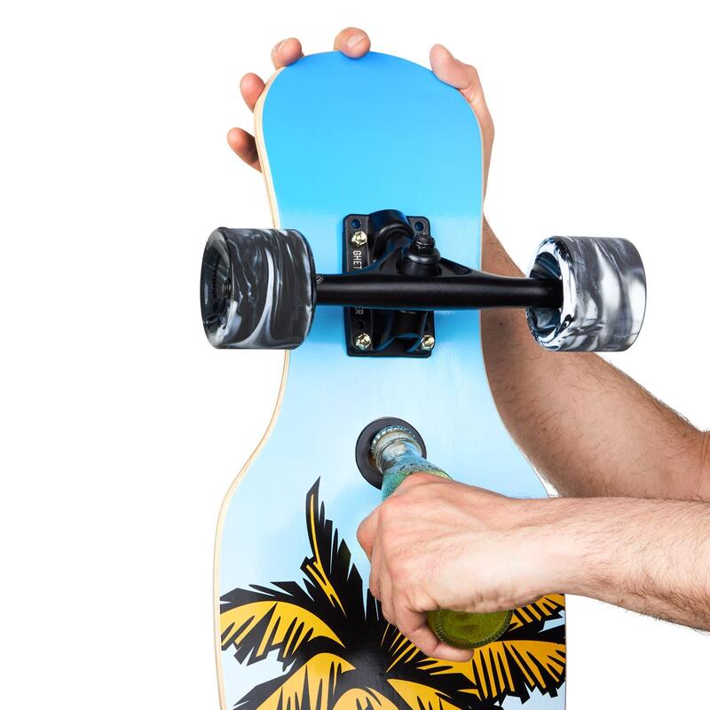 Deskorolka Longboard  Bangra Palm yel 46”