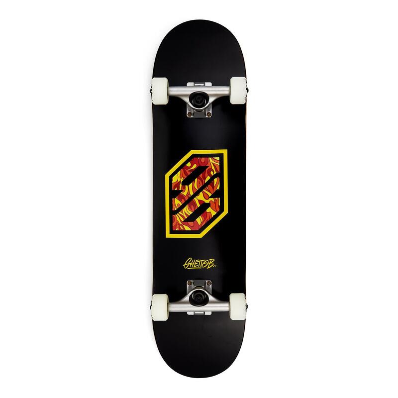 Skateboard Komplettboard für Anfänger Flame Yellow  8.125"