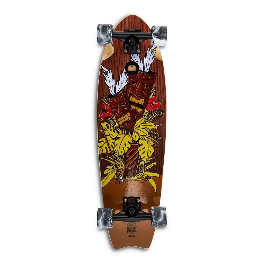 Skateboard Cruiser Ghettoblaster Mahogany Tki Totem Fish Tail 30" -9"