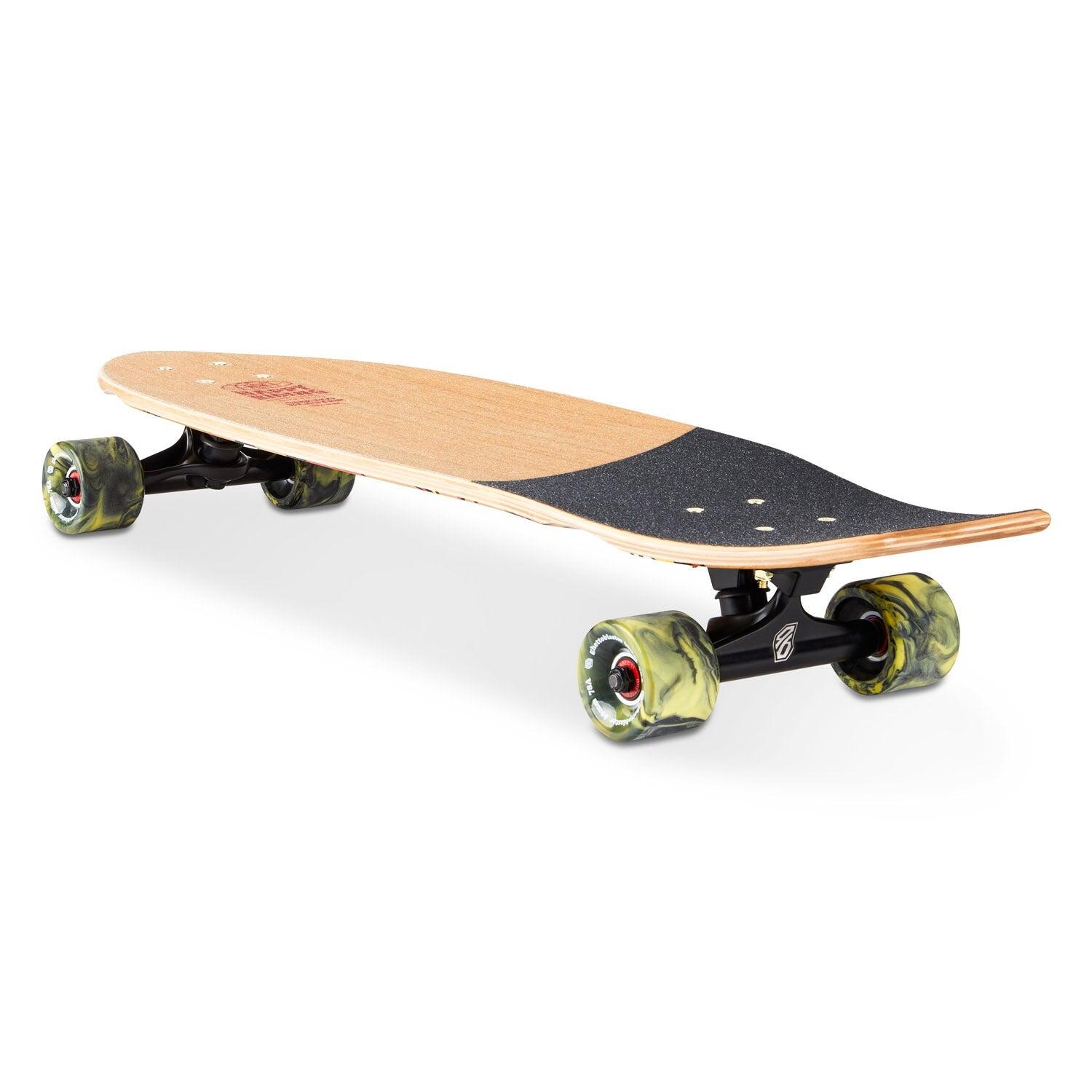 Cruiser Geroglifics Fishtail Teak 30" x 9" 6/6