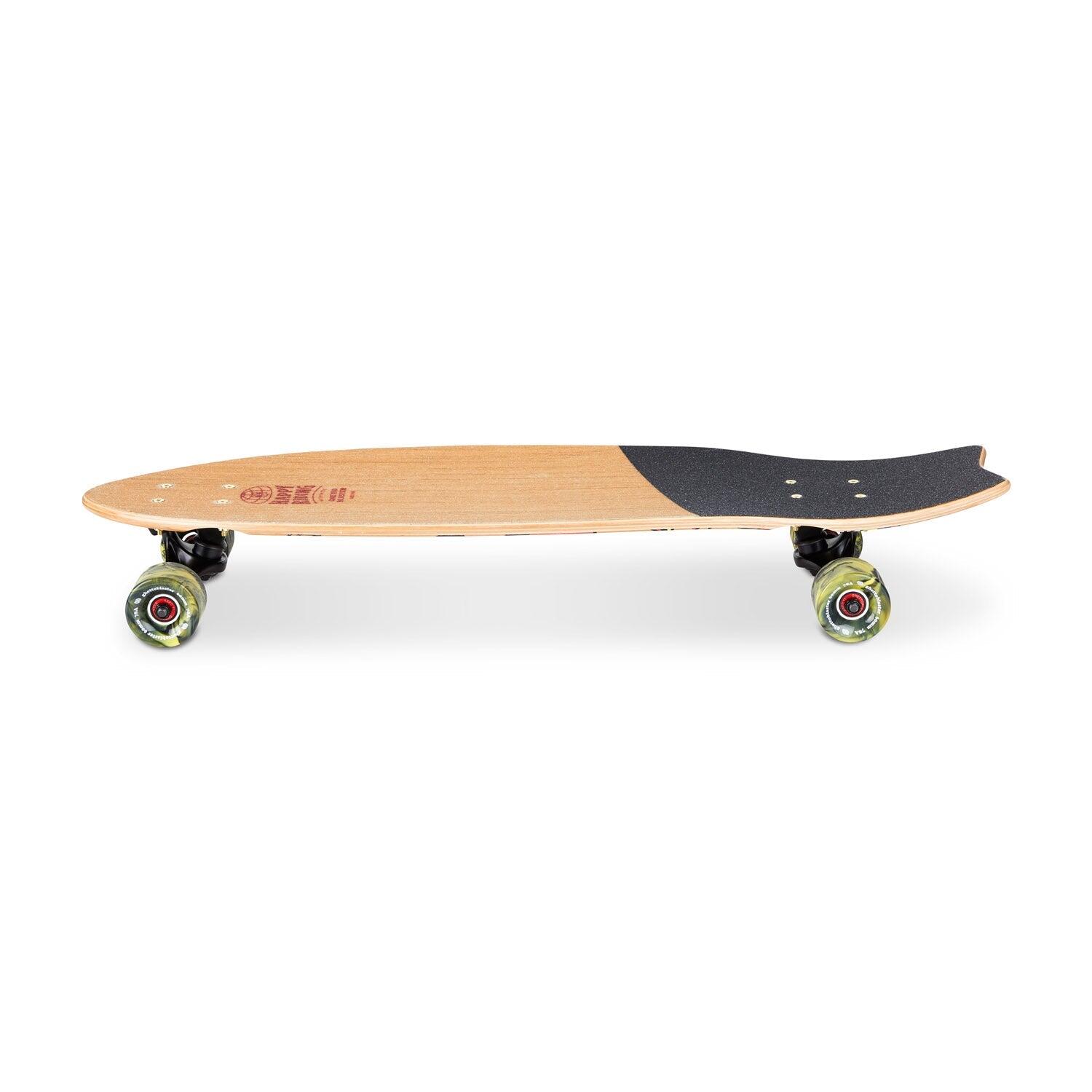 Cruiser Geroglifics Fishtail Teak 30" x 9" 5/6
