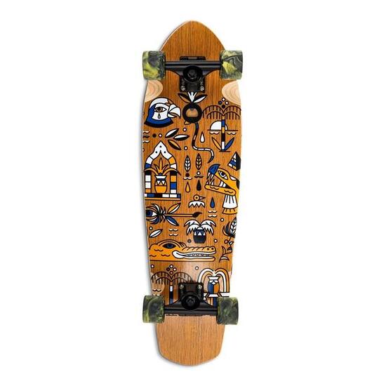 Skateboard Cruiser Ghettoblaster Teck Geroglific 32" -9,125