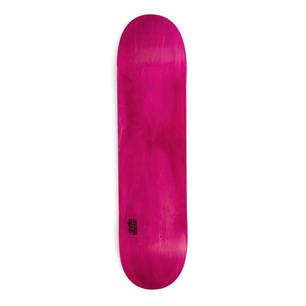 Ghettoblaster Skateboard Small Logo Fuchsia 7.75"