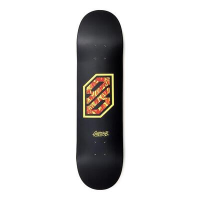 Skateboard-Deck pre gripped Flame Yellow 8.125
