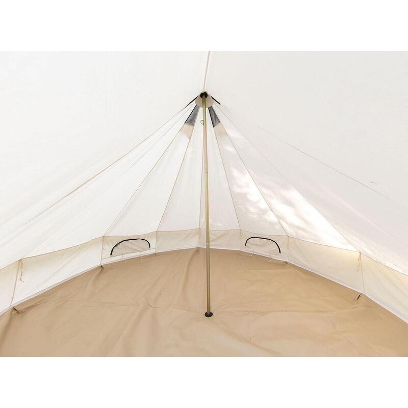 Namiot kempingowy Tipi Jatuni 500 Protect 100% bawełna, 10-osobowy, 1 sypialnia