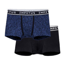 Pack de 2 boxers junior en coton et modal