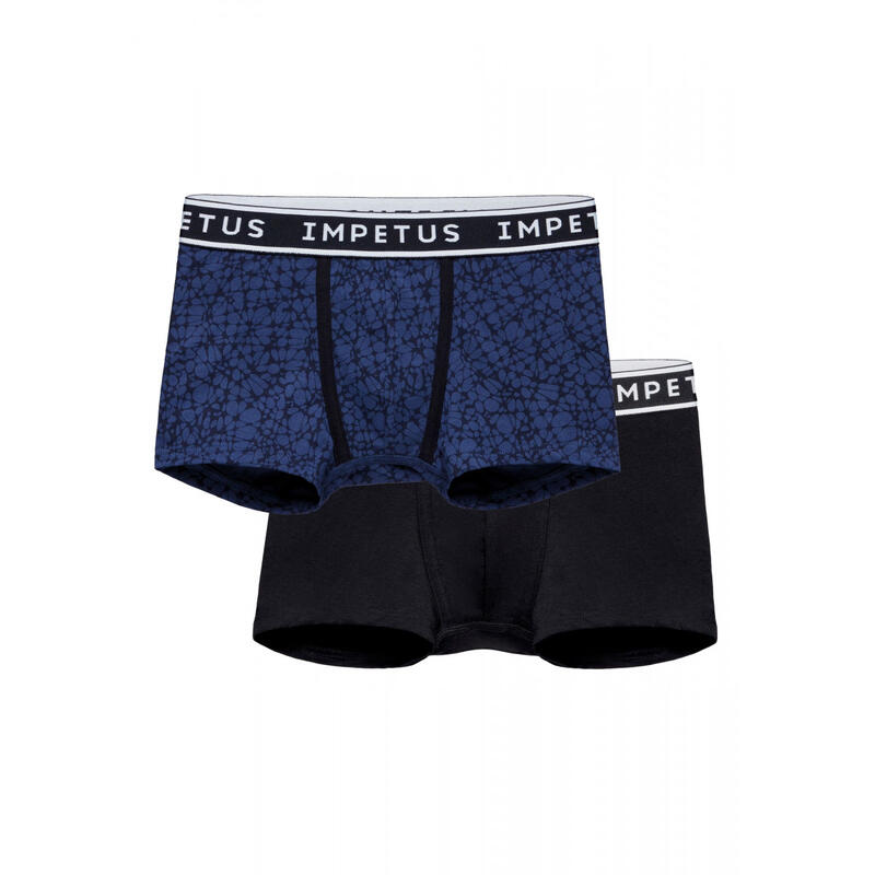 Set van 2 junior boxershorts van katoen en modal