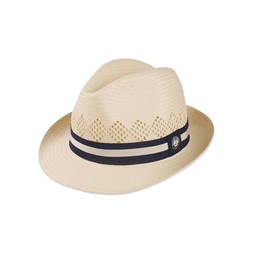 Trilby Papier Ajouré Roland-Garros - Marine 4/5