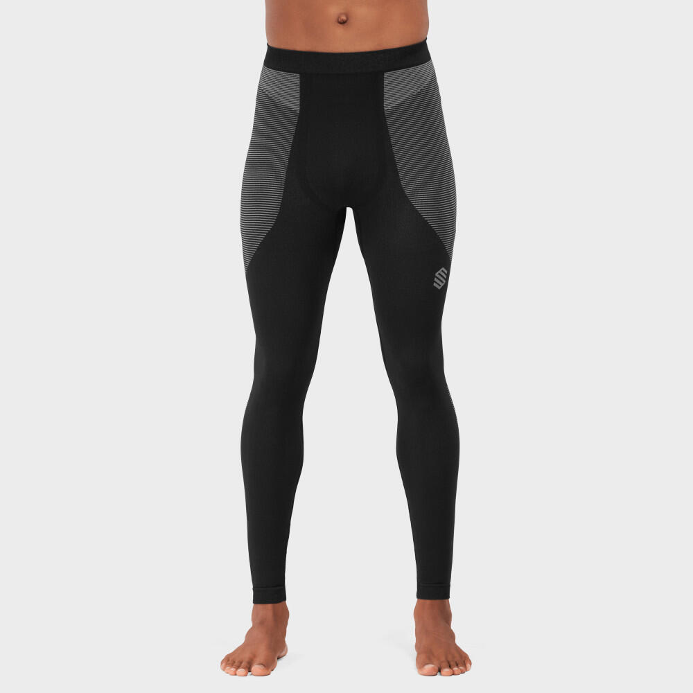 Sous pantalon de compression homme Sports d hiver Ice Dune Noir