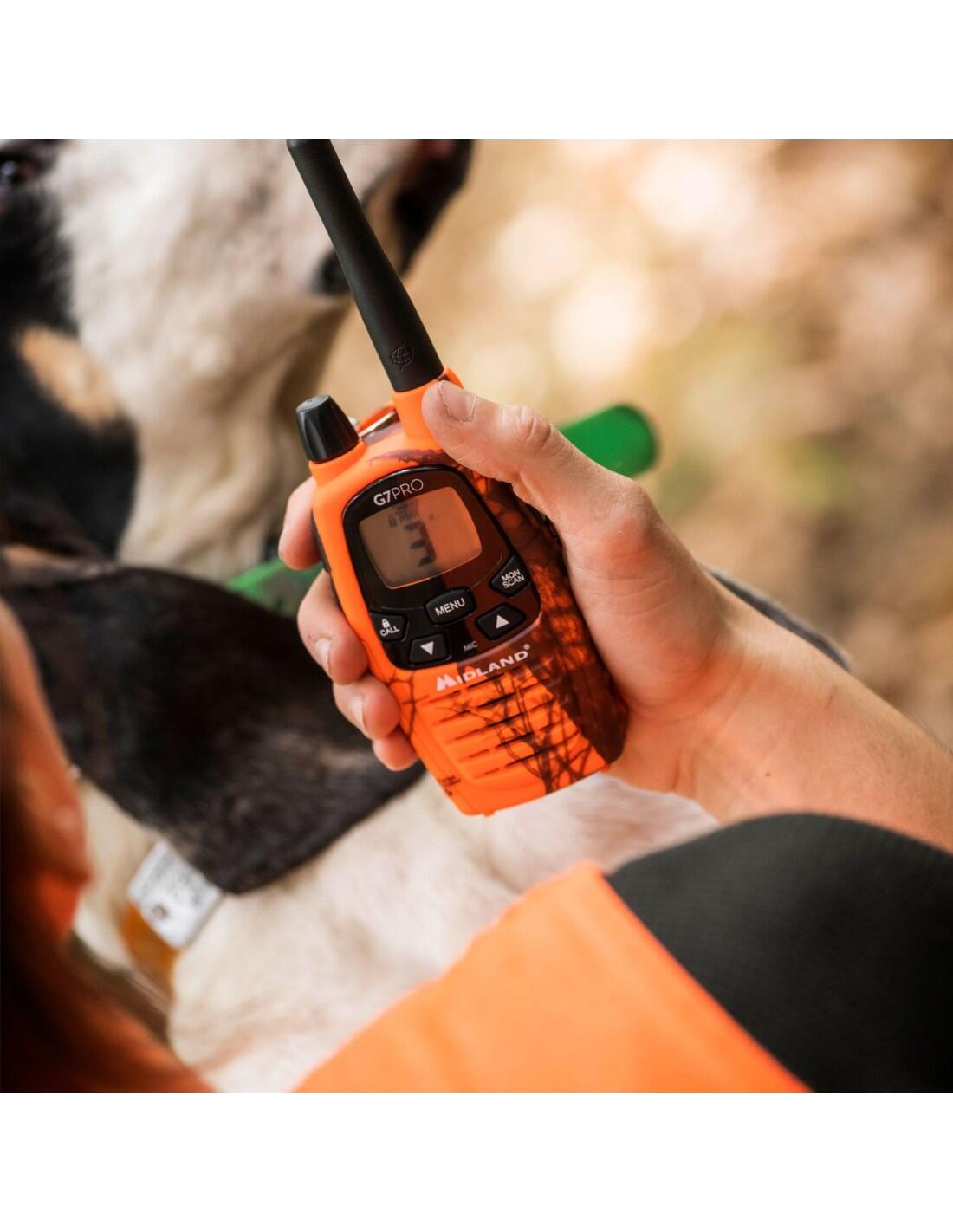 Talkie-walkie Midland G7 PRO Blaze, utilisation libre et résistant 7/7