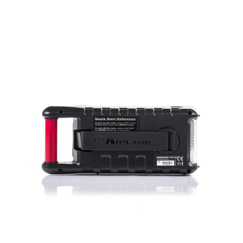 Powerbank MIDLAND ER300 bateria de emergencia con radio AM/FM, linterna, silbato