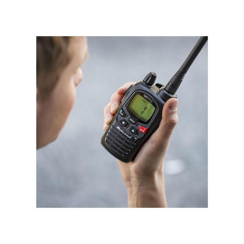 Maleta de 4 walkie talkies MIDLAND G9PRO Valibox  4 RADIOS