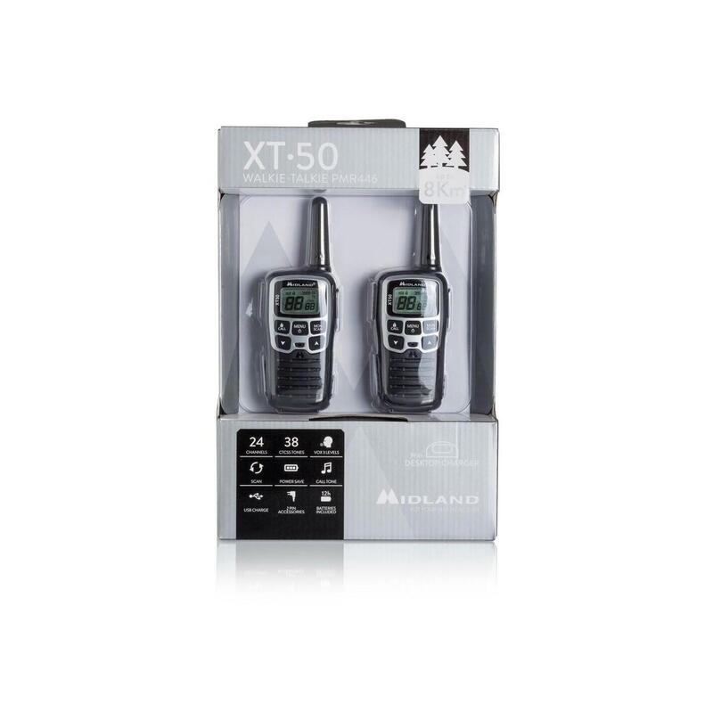 Stație radio portabilă Midland XT 50 set 2 bucăti