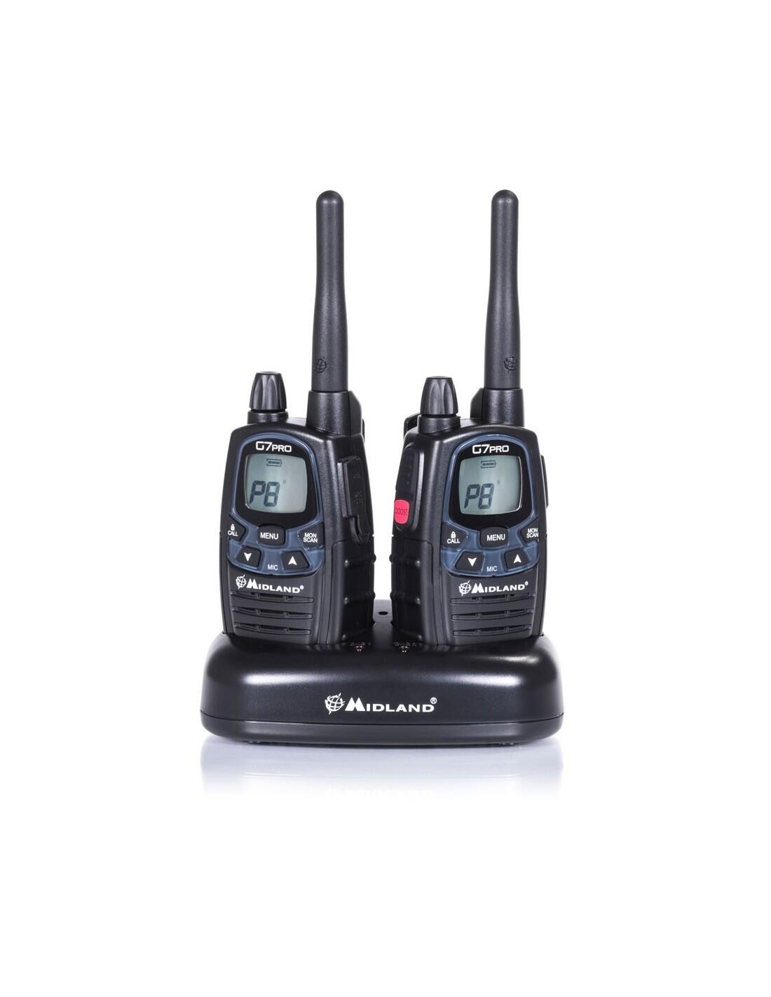 Walkie talkie MIDLAND G7E PRO Pareja pmr446, 2 walkies 7/7