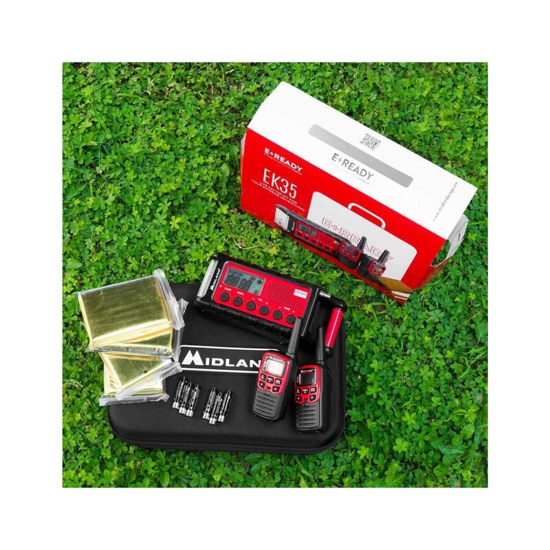 Powerbank MIDLAND EK35 kit outdoor de emergencia,powerbank, walkie talkie,