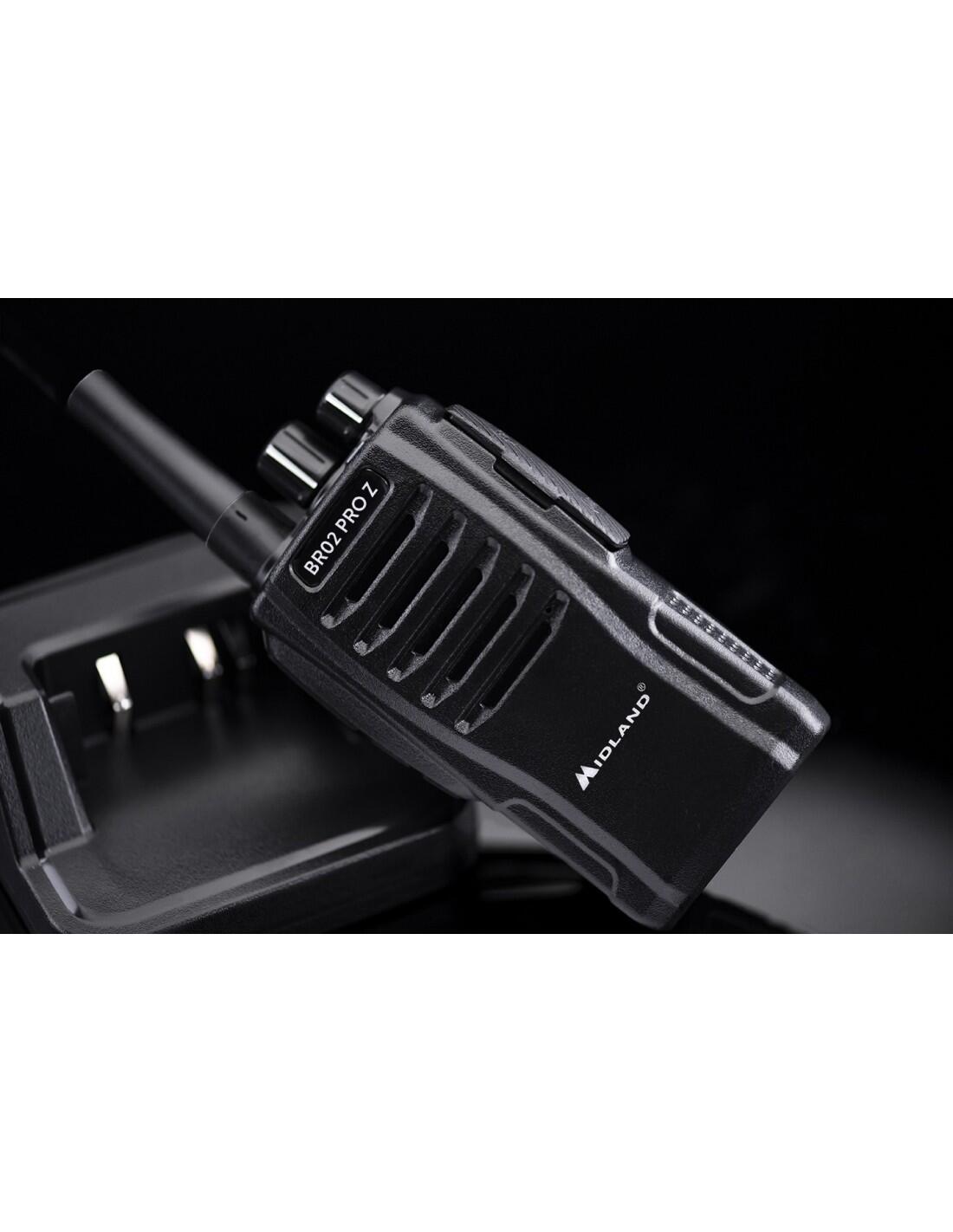 Walkie talkie MIDLAND BR02 PRO Z Pack 2 radios con cargadores y dos micro 6/7