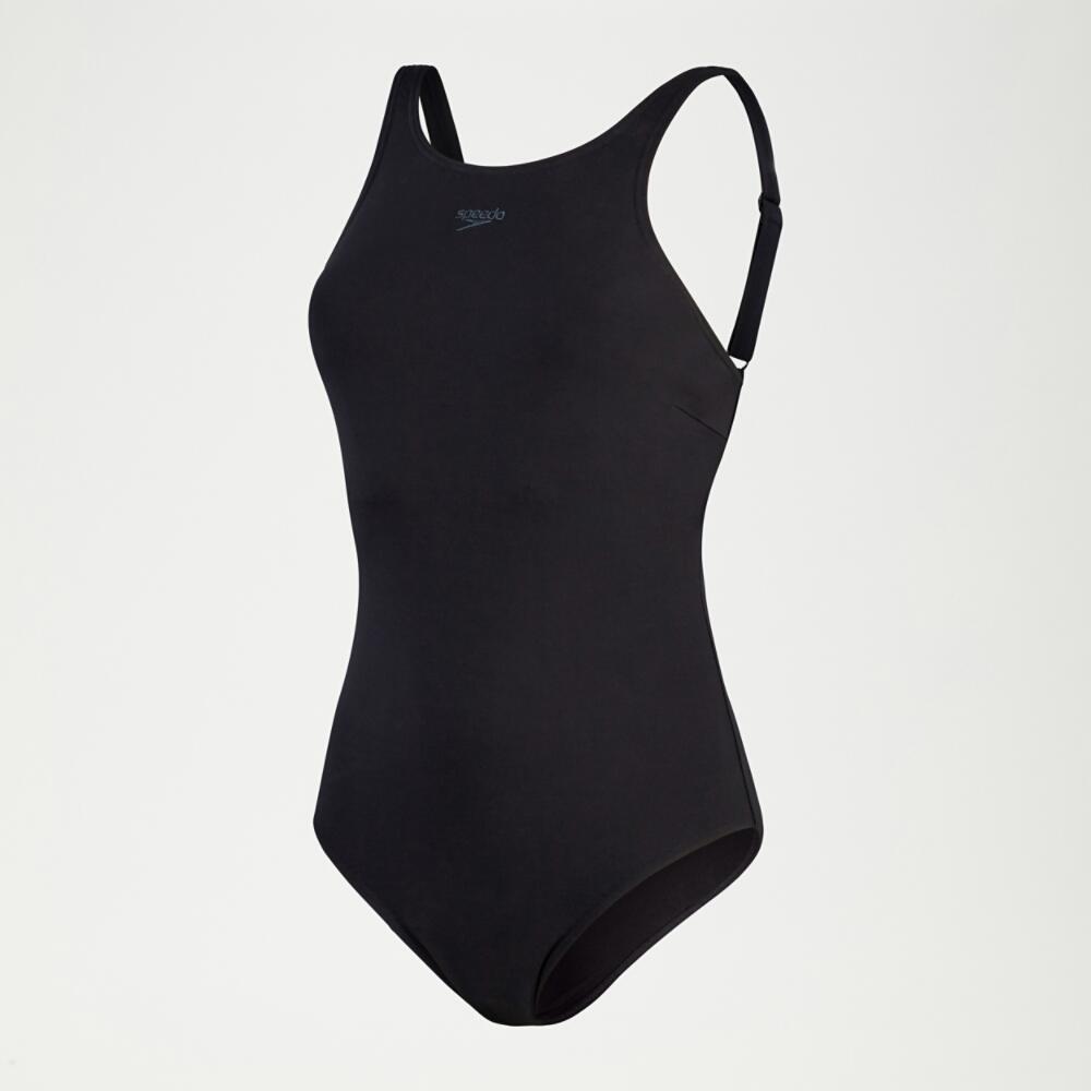 Costume da bagno modellante Speedo da donna con allacciatura - Nero - Taglia 32 4/7