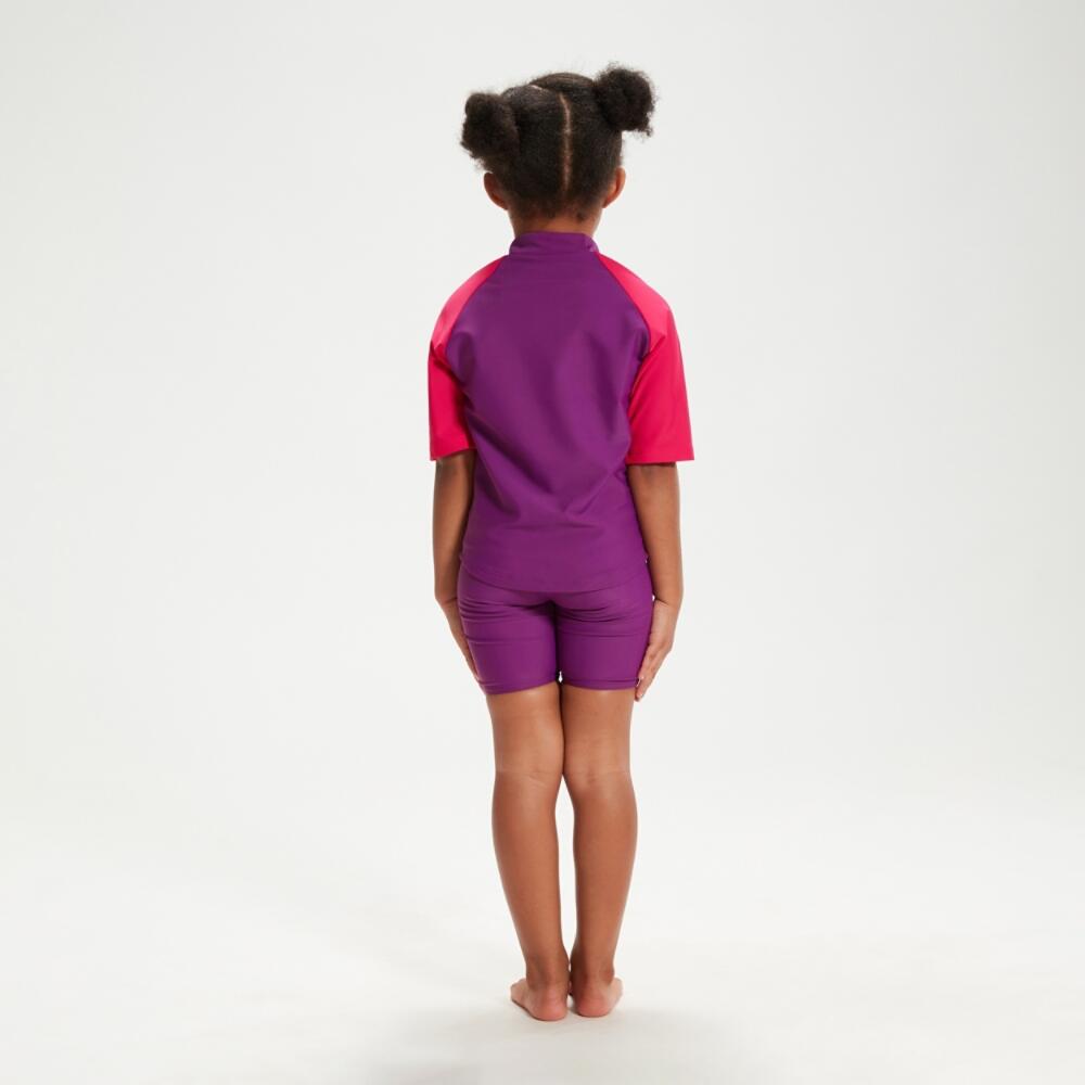 Learn to Swim Girls Sun Protection Top & Short 3/6