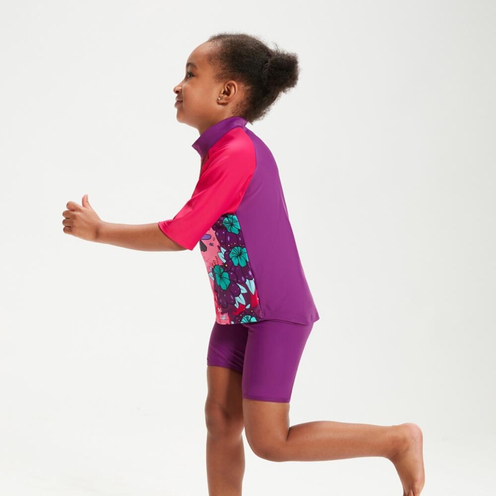 Learn to Swim Girls Sun Protection Top & Short 2/6