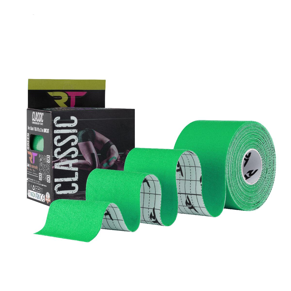 Profesjonalna taśma do kinesiology tapingu marki REA TAPE CLASSIC 2/2