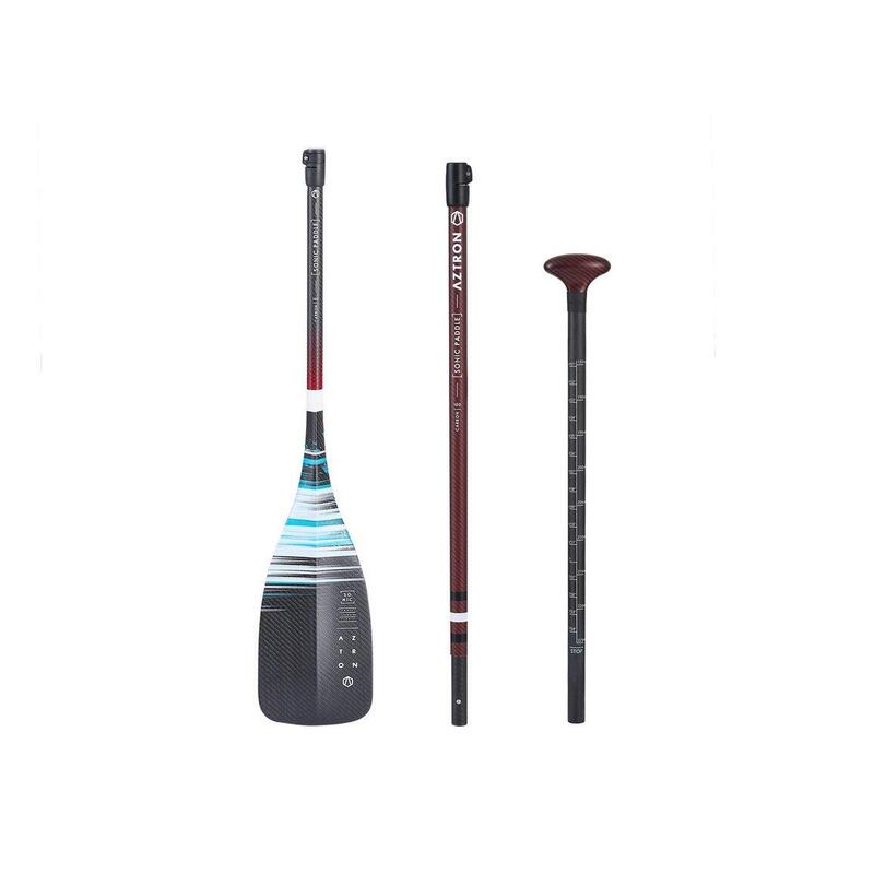 Wiosło SUP AZTRON Sonic Carbon karbonowe 3-cz.