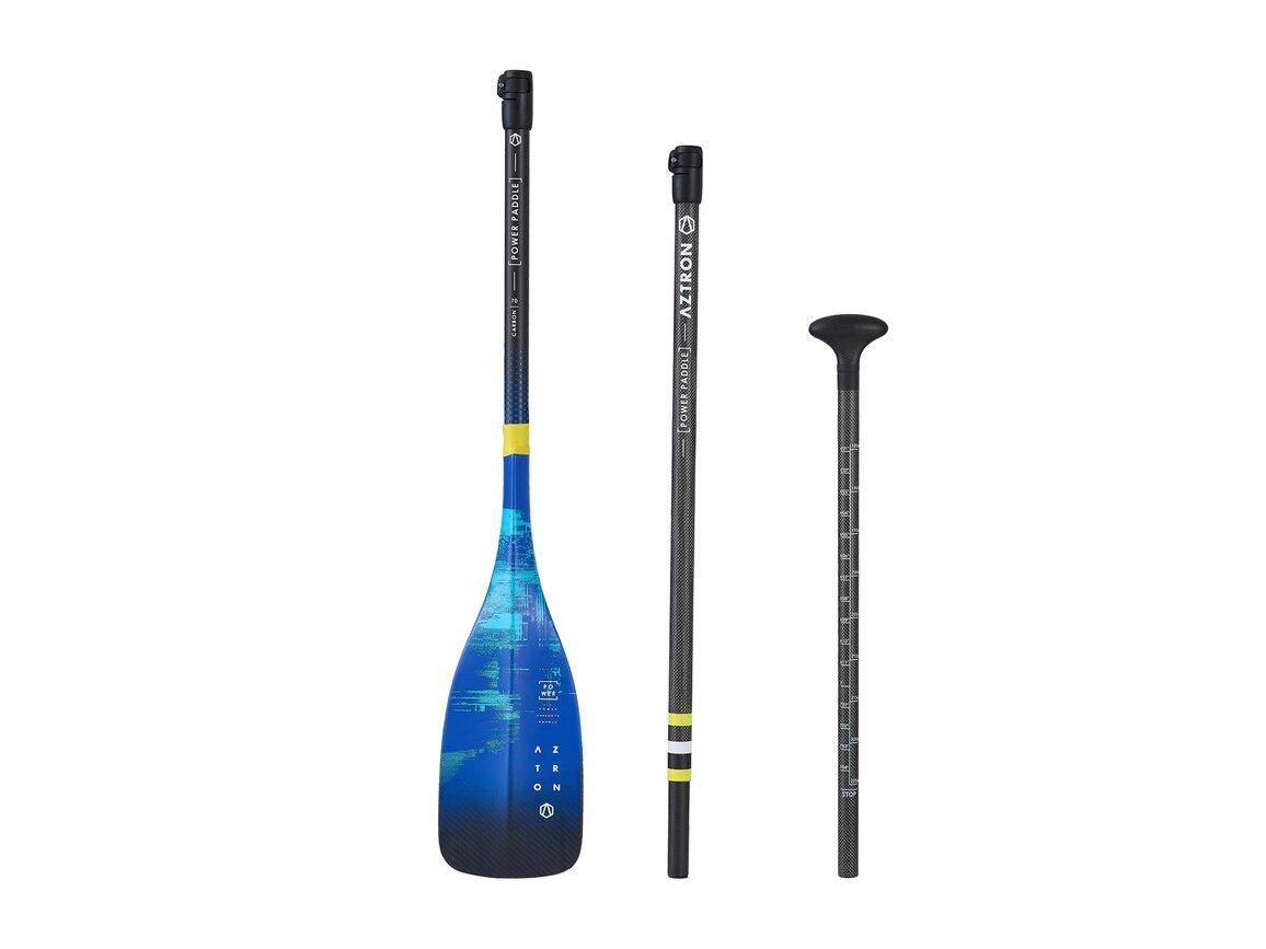 Wiosło SUP AZTRON POWER 3-częściowe karbonowe do deska SUP