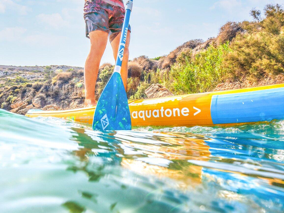 Wiosło SUP AQUATONE FLEXOR 3-częściowe włókno szklane 5/7