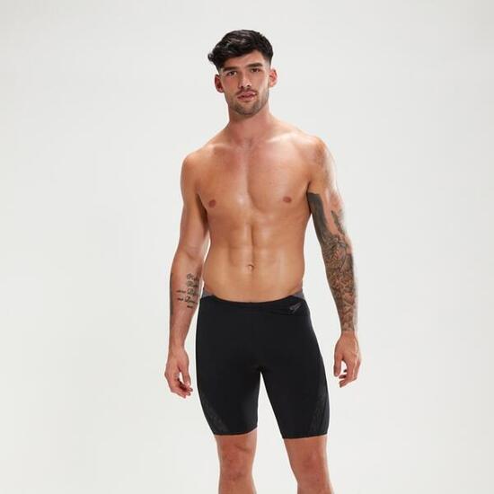 Speedo HyperBoom Splice Jammer - Schwarz/Taubengrau - Größe 26