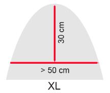Protektor na dziób deski windsurfingowej Unifiber z klejem 3M przyklejany XL 7/7