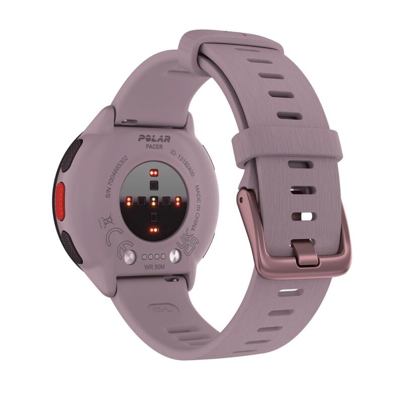 Sporthorloge Pacer - GPS, Activiteitsmeting, Hartslagmeter - Purple Dusk