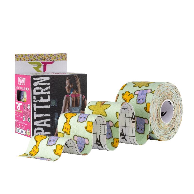 Profesjonalna taśma do kinesiology tapingu marki REA TAPE PATTERN 2/3