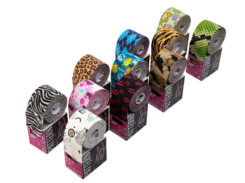 Profesjonalna taśma do kinesiology tapingu marki REA TAPE Pattern