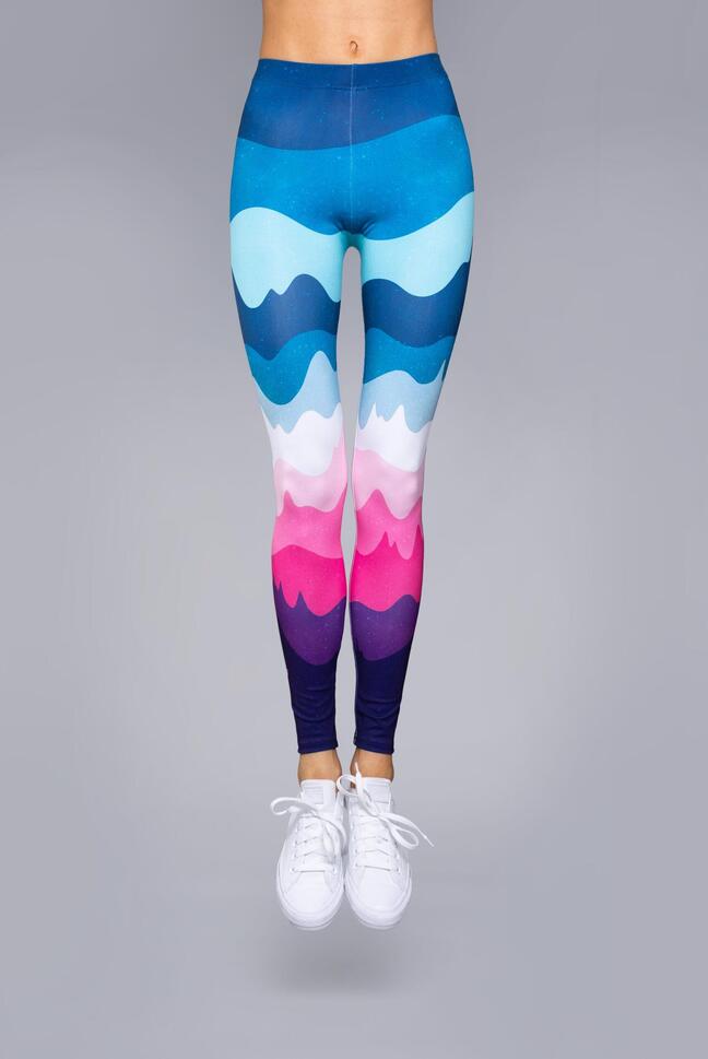 Legginsy sportowe damskie DEEP TRIP Glut